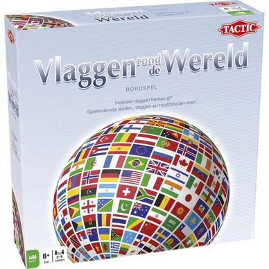 Gezelschapsspel Vlaggen rond de wereld