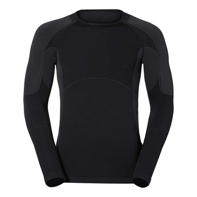 Ondershirt Odlo Mens L/S Crew Neck Evolution X-Warm Black
