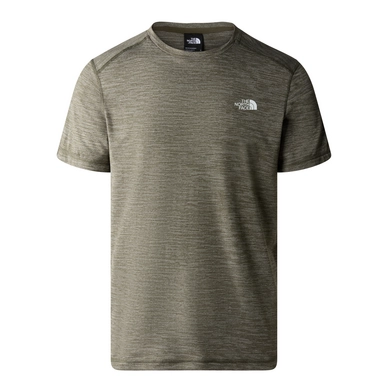 T-Shirt The North Face S/S Tee Men New Taupe Green White Heather