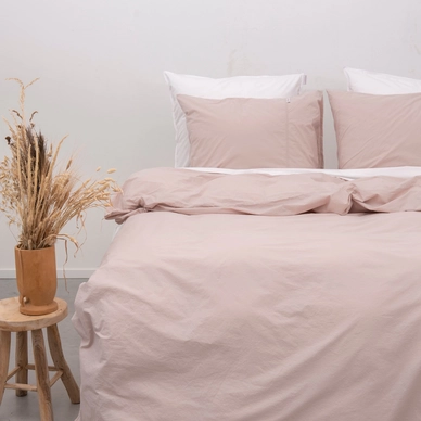 Dekbedovertrek Town&Country Austin Washed Pink Percal