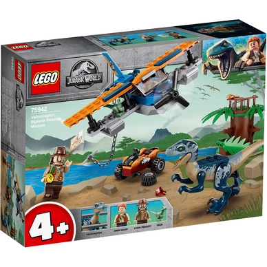 Lego Jurassic Velociraptor Biplane (75942)