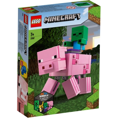 Lego Minecraft BigFig Varken Met Babyzombie (21157)