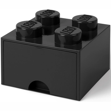 Opbergbox LEGO Brick 4 Zwart 22