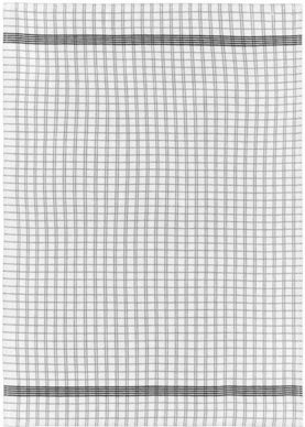 Theedoek Södahl Simplicity Wit Zwart
