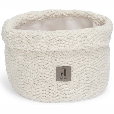 Kommoden-Korb Jollein River Knit Cream White