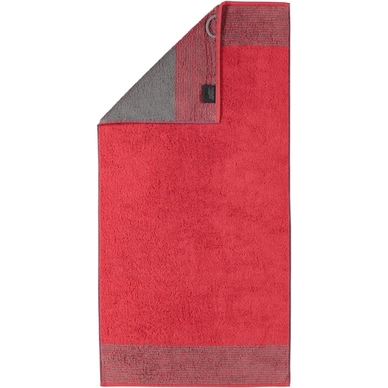 Handdoek Cawö Two-Tone Rood (set van 3)