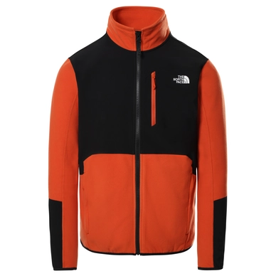 Sweatjacke The North Face Glacier Pro Full Zip Burnt Ochre TNF Black Herren