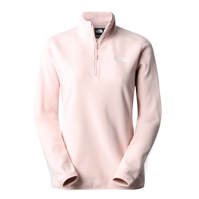 Pull The North Face Femme 100 Glacier 1/4 Zip Rose Moss