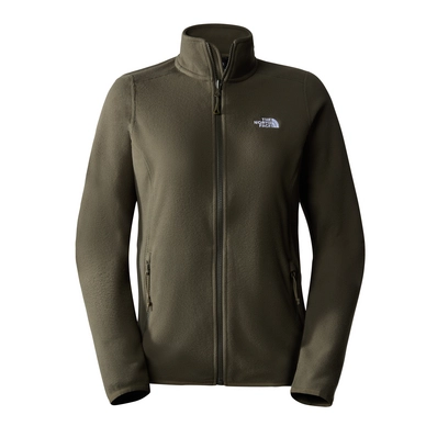Sweatjacke The North Face 100 Glacier Full Zip Women New Taupe Green
