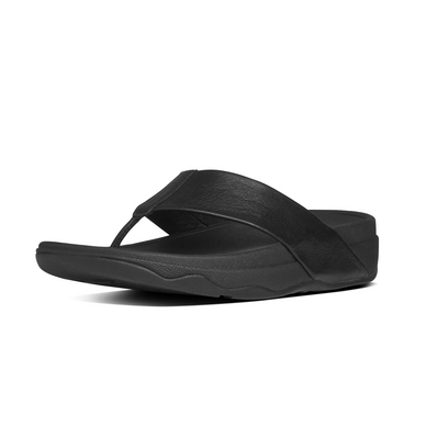 FitFlop Surfa Leather Black