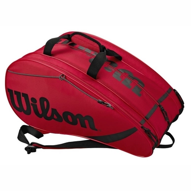Padel Bag Wilson Rak Pack Red Black