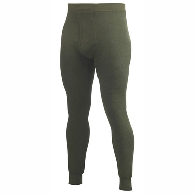 Thermal Leggings Woolpower Long Johns with Fly 200 Green