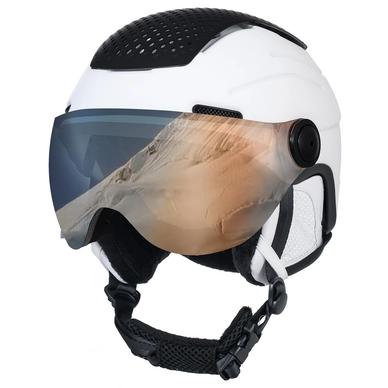 Skihelm STX Helmet Visor White Grey