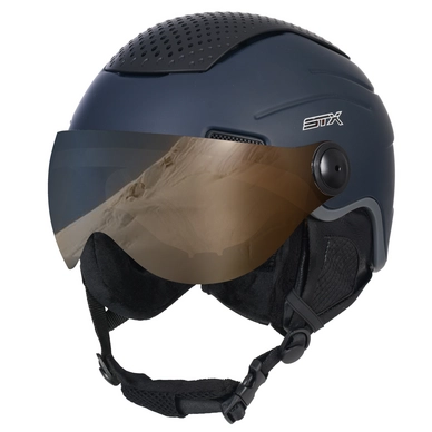 Skihelm STX Helmet Visor Slate Blue Grey