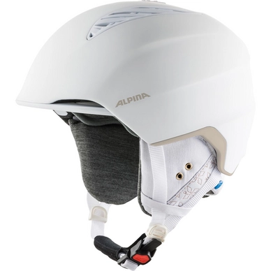 Skihelm Alpina Unisex Grand Lavalan White Prosecco Matt