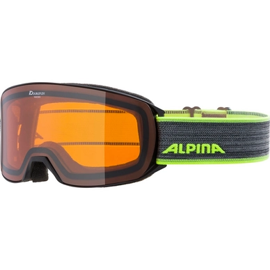 Masque de Ski Alpina Alpina Nakiska DH Black Neon