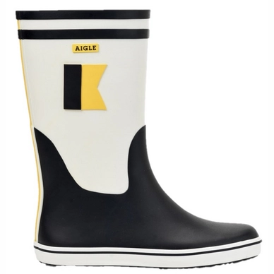 Regenlaars Aigle Women Malouine Col Print Blanc Aigle