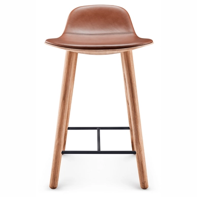 Eva Solo Abalone Barstoel Oak Nature Leather Cognac 65 cm