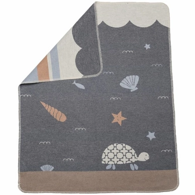 Couverture Bébé David Fussenegger Juwel Turtle Grey