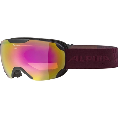 Masque de Ski Alpina Pheos S Black Cassis / HM Pink