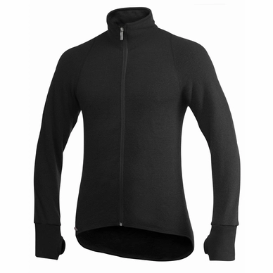 Vest Woolpower Unisex Full Zip Jacket 400 Black