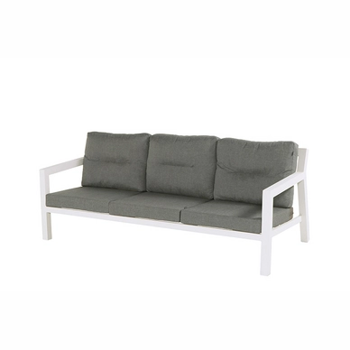 Loungebank Hartman Porto Rico 3-zits Royal White Ash Grey Olefin