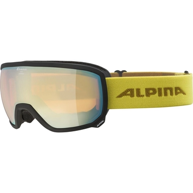 Masque de Ski Alpina Scarabeo Black Curry / HM Gold