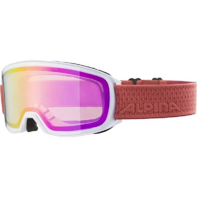 Skibril Alpina Alpina Nakiska Q-Lite White Coral