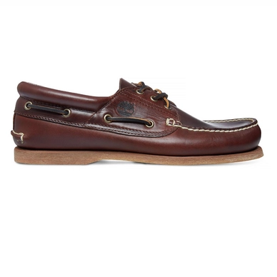 Timberland Men Classic Boat 3 Eye Padded Brown Smooth