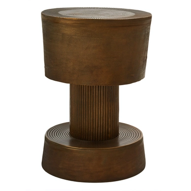 Stool POLSPOTTEN Bolt Antique Brass