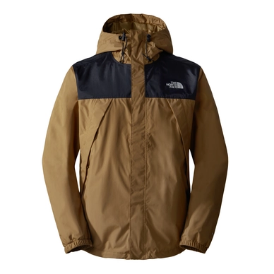 Raincoat The North Face Men Antora Jacket TNF Black Utility Brown