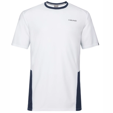 Tennisshirt HEAD Men Club Tech White Dark Blue