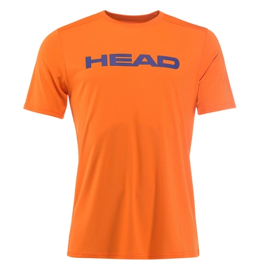 T-shirt de Tennis HEAD Men Basic Tech Fluo Orange