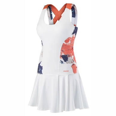 Robe HEAD Vision Graphic White Coral Femme