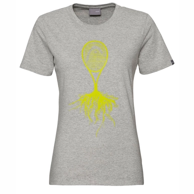 T-shirt de Tennis HEAD Women Roots Grey Melange