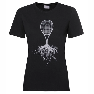Tennis Shirt HEAD Women Roots Black