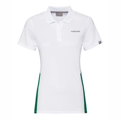 Polo HEAD Women Club Tech White Green