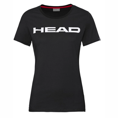 Tennisshirt HEAD Club Lucy Schwarz Weiß Damen