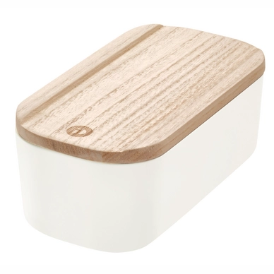 Boîte de Rangement avec Couvercle iDesign Compact Beige (18 x 9 cm)