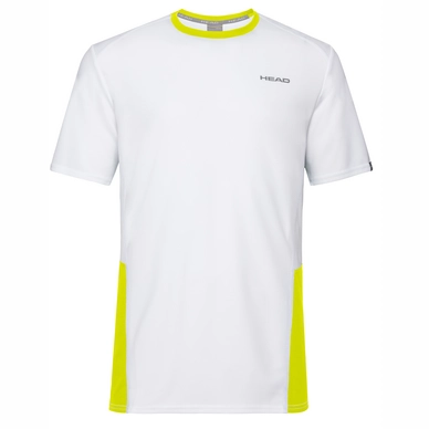 Tennisshirt HEAD Boys Club Tech White Yellow