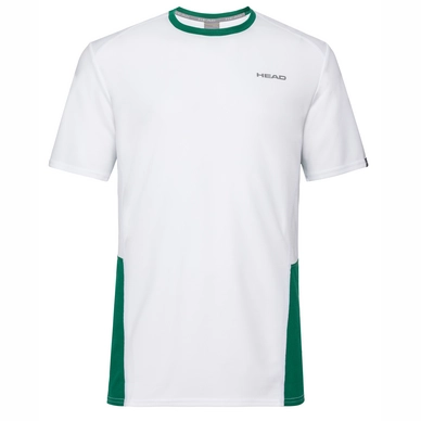Tennisshirt HEAD Boys Club Tech White Green Kinder