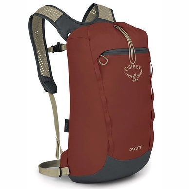 Sac à Dos Osprey Daylite Cinch Pack Acorn Red Tunnel Vision Grey
