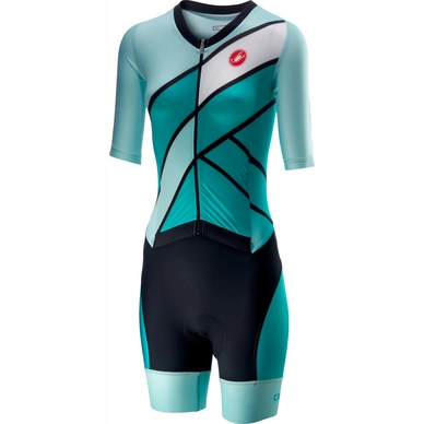 Speedsuit Castelli Women All Out Turquoise Green