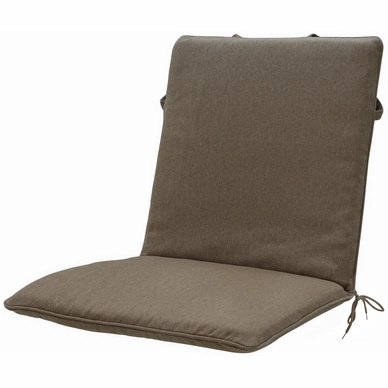Coussin de Chaise Extérieure Madison Toile Recyclée Taupe (97 x 49 cm)