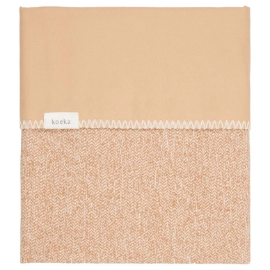 Ledikantdeken Koeka Flanel Vigo Caramel Soft Caramel