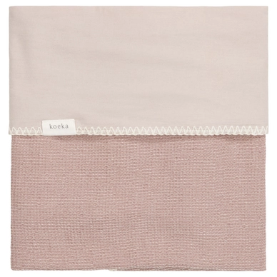Wiegdeken Koeka Flanel Cairo plum