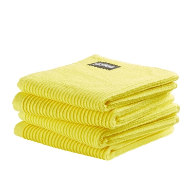 Dishcloth DDDDD Basic Clean Bright Yellow (4 pcs)