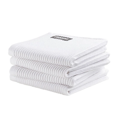 Serviettes de Table DDDDD Basic Clean Neutral White  (4 Pièces)