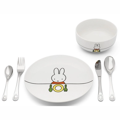Geschirr Silver City Miffy Weiß