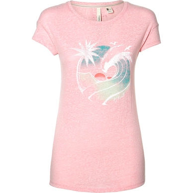T-Shirt O'Neill Oneill Waves Rose Shadow Damen